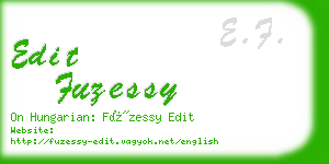 edit fuzessy business card